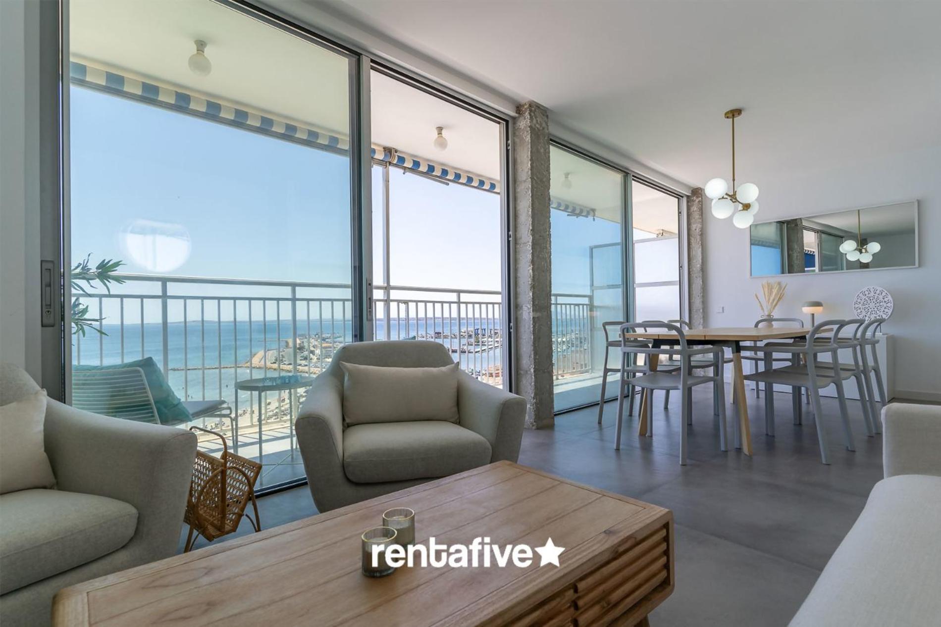 Apartament Rentafive Nuevo Vistas Al Mar Playa Santa Pola Zewnętrze zdjęcie